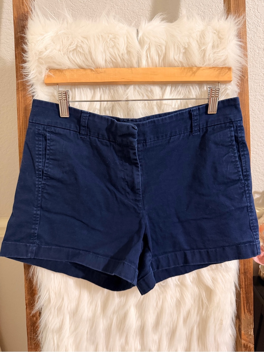 J. Crew Navy Cotton Chino Shorts
